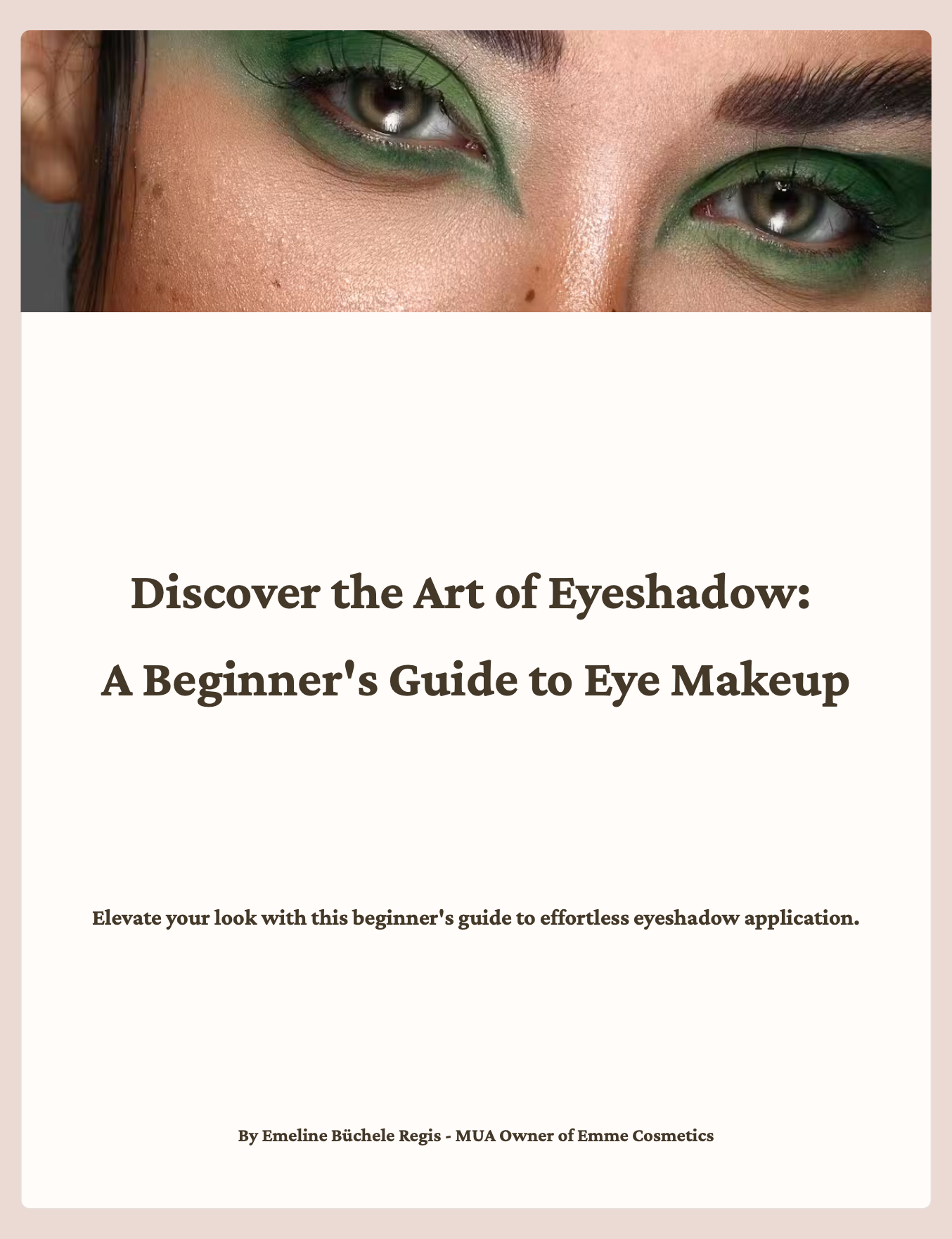 Discover the Art of Eyeshadow: A Beginner's Guide to Eye Makeup