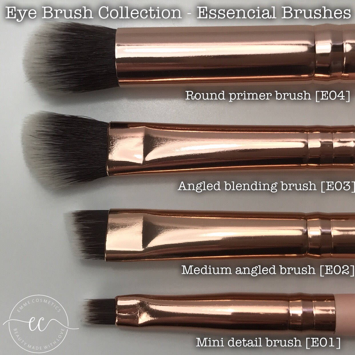 E04 - Round Primer/Concealer Brush